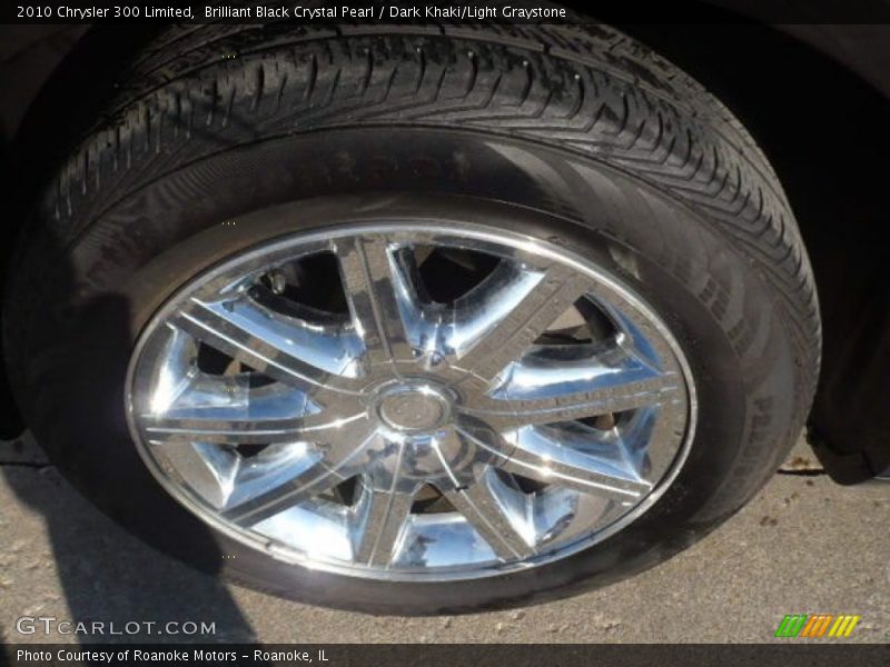 Brilliant Black Crystal Pearl / Dark Khaki/Light Graystone 2010 Chrysler 300 Limited