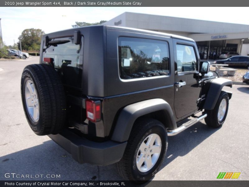 Black / Dark Slate Gray/Medium Slate Gray 2010 Jeep Wrangler Sport 4x4