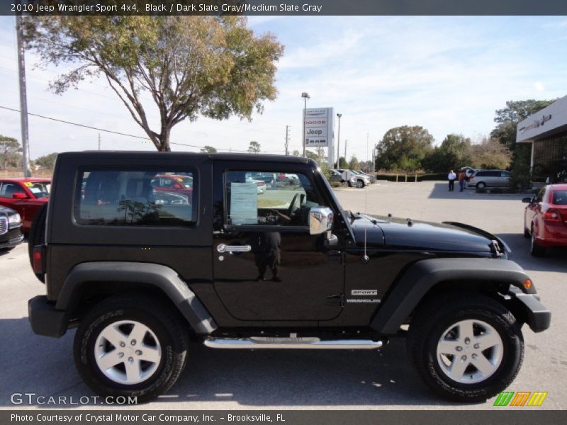 Black / Dark Slate Gray/Medium Slate Gray 2010 Jeep Wrangler Sport 4x4