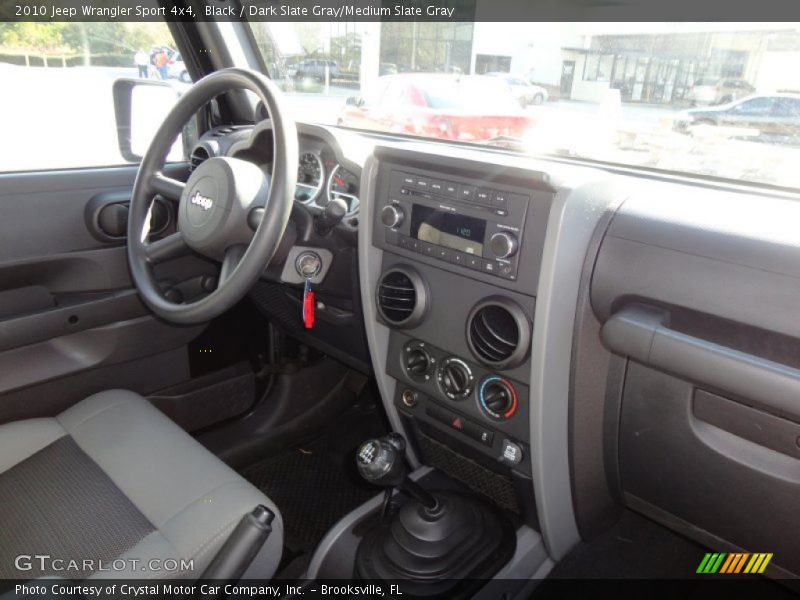 Black / Dark Slate Gray/Medium Slate Gray 2010 Jeep Wrangler Sport 4x4