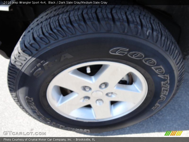 Black / Dark Slate Gray/Medium Slate Gray 2010 Jeep Wrangler Sport 4x4