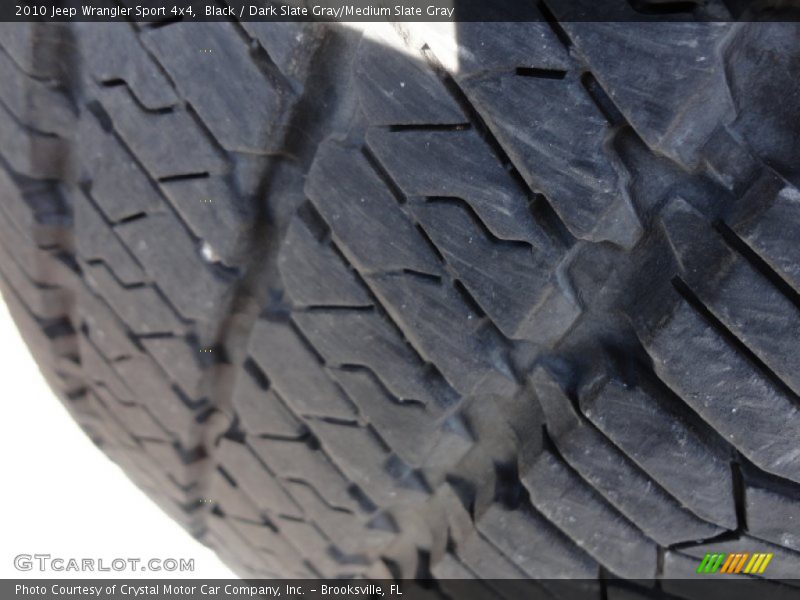 Black / Dark Slate Gray/Medium Slate Gray 2010 Jeep Wrangler Sport 4x4