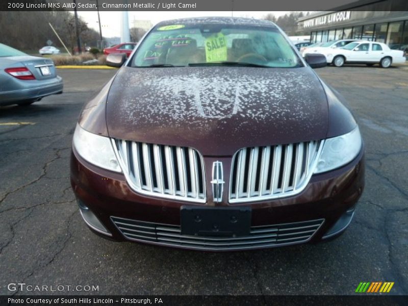 Cinnamon Metallic / Light Camel 2009 Lincoln MKS AWD Sedan