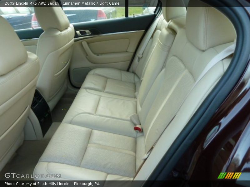 Cinnamon Metallic / Light Camel 2009 Lincoln MKS AWD Sedan