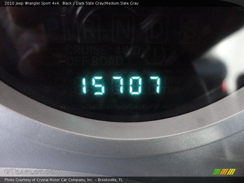 Black / Dark Slate Gray/Medium Slate Gray 2010 Jeep Wrangler Sport 4x4
