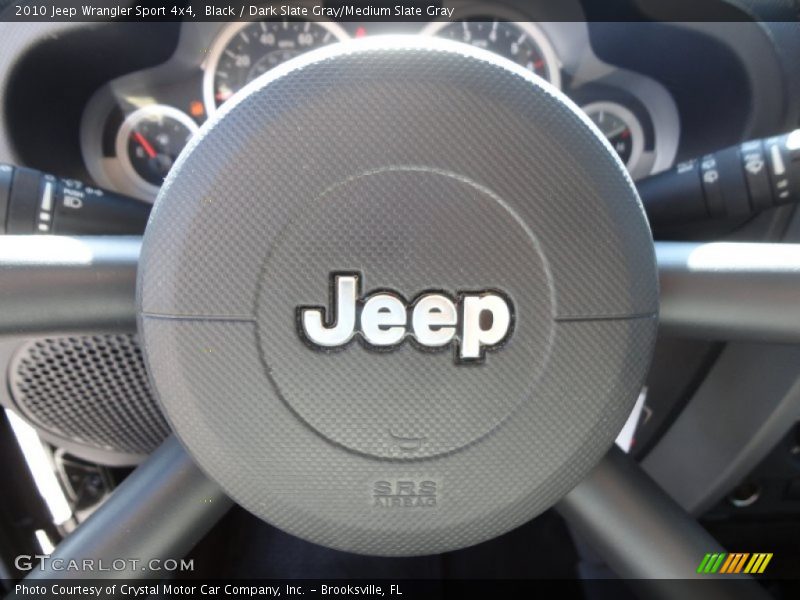Black / Dark Slate Gray/Medium Slate Gray 2010 Jeep Wrangler Sport 4x4