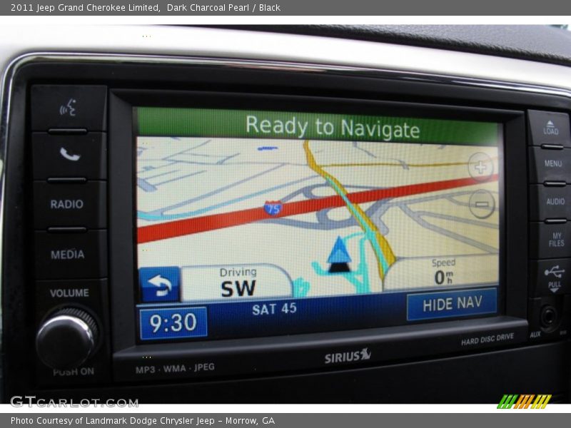 Dark Charcoal Pearl / Black 2011 Jeep Grand Cherokee Limited