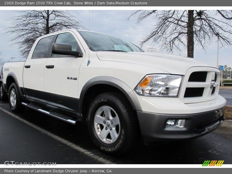 Stone White / Dark Slate/Medium Graystone 2009 Dodge Ram 1500 TRX Crew Cab