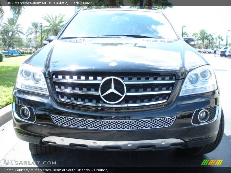 Black / Black 2007 Mercedes-Benz ML 350 4Matic