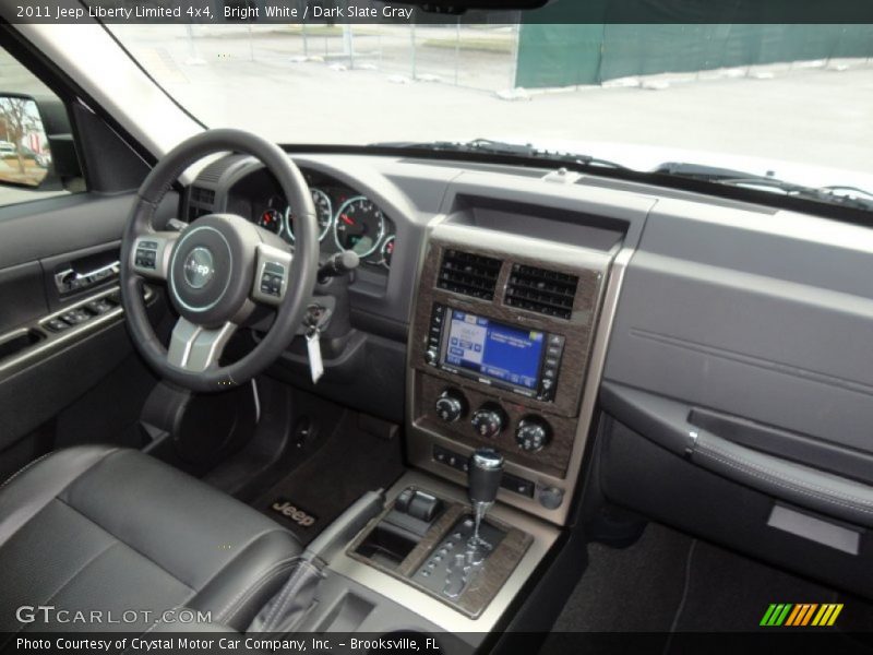 Bright White / Dark Slate Gray 2011 Jeep Liberty Limited 4x4