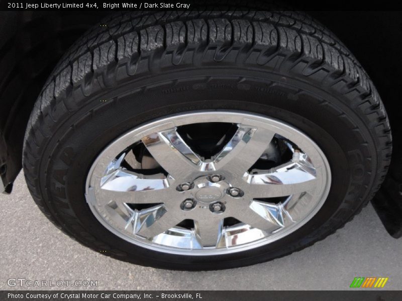 Bright White / Dark Slate Gray 2011 Jeep Liberty Limited 4x4