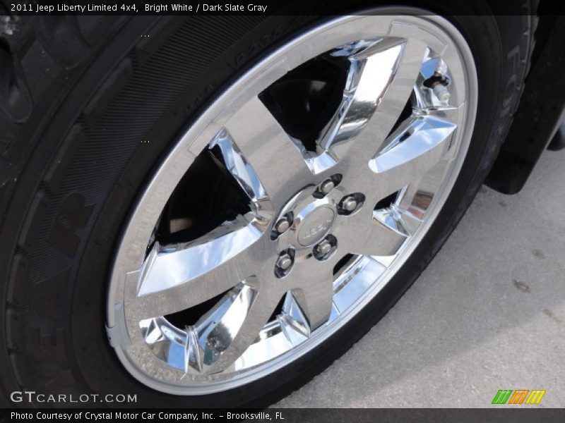 Bright White / Dark Slate Gray 2011 Jeep Liberty Limited 4x4