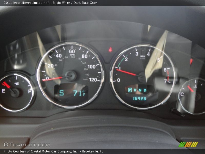 Bright White / Dark Slate Gray 2011 Jeep Liberty Limited 4x4