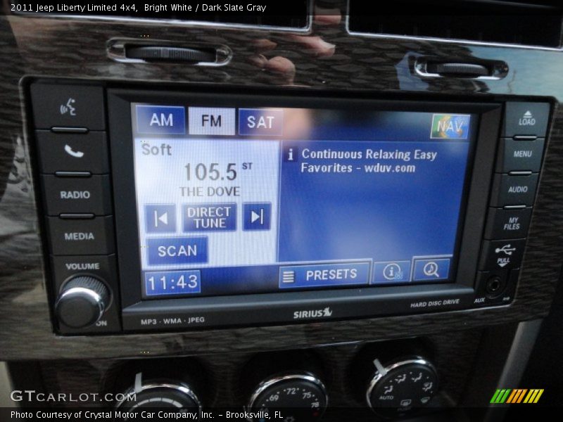 Bright White / Dark Slate Gray 2011 Jeep Liberty Limited 4x4