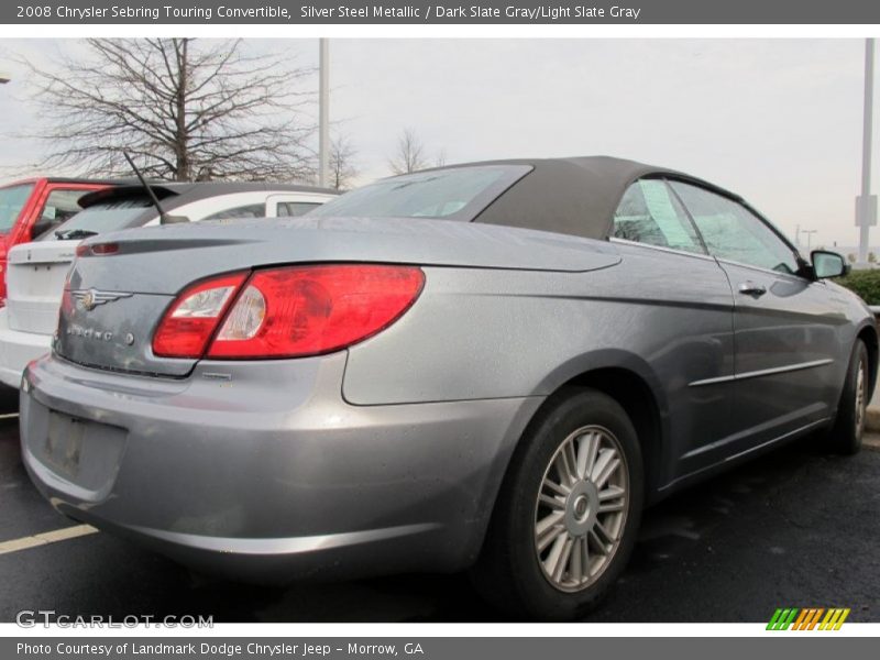 Silver Steel Metallic / Dark Slate Gray/Light Slate Gray 2008 Chrysler Sebring Touring Convertible