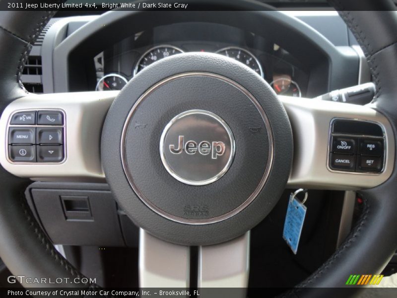 Bright White / Dark Slate Gray 2011 Jeep Liberty Limited 4x4