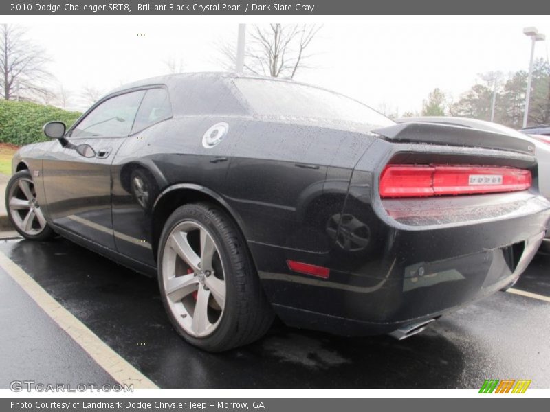 Brilliant Black Crystal Pearl / Dark Slate Gray 2010 Dodge Challenger SRT8