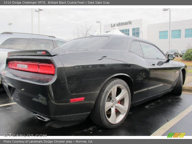 Brilliant Black Crystal Pearl / Dark Slate Gray 2010 Dodge Challenger SRT8