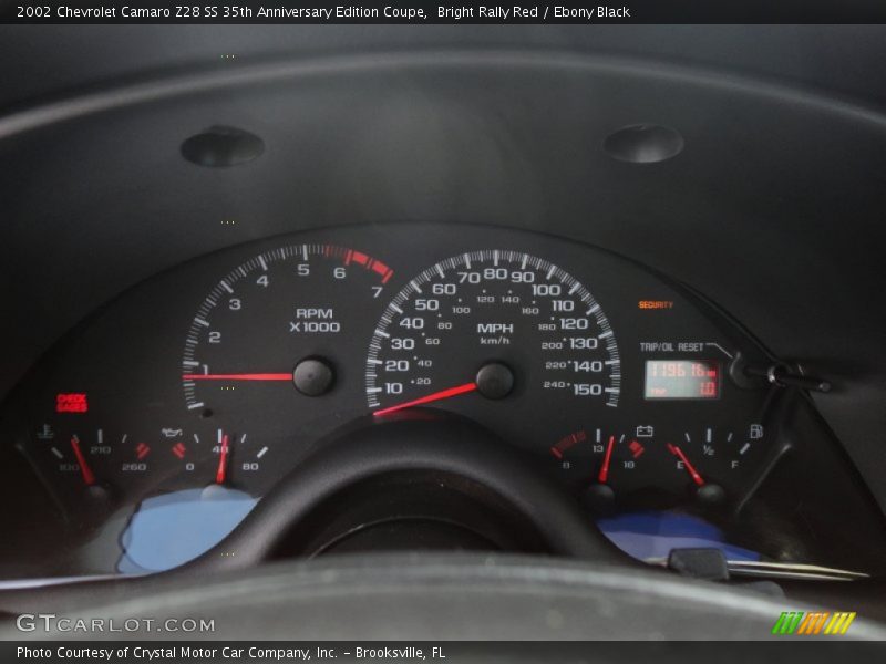  2002 Camaro Z28 SS 35th Anniversary Edition Coupe Z28 SS 35th Anniversary Edition Coupe Gauges