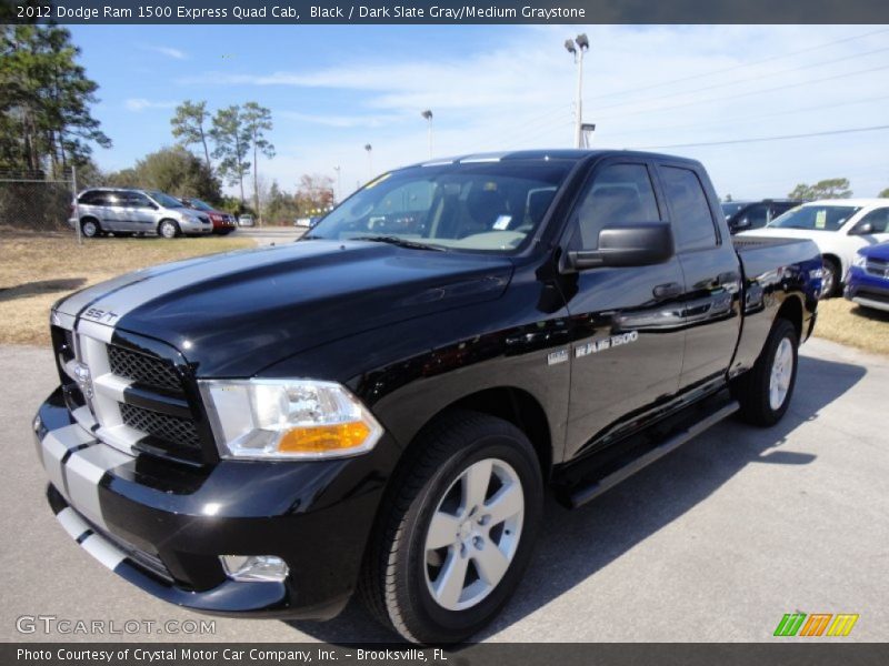 Custom Silver Stripes - 2012 Dodge Ram 1500 Express Quad Cab