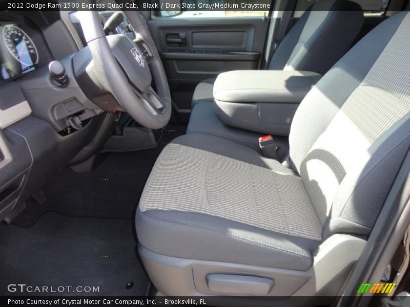 Black / Dark Slate Gray/Medium Graystone 2012 Dodge Ram 1500 Express Quad Cab