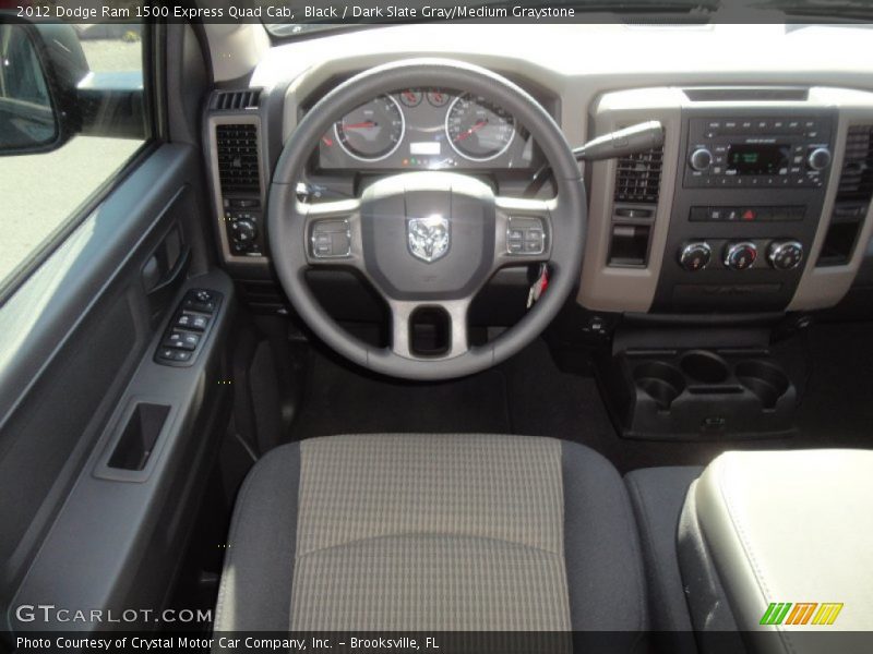 Black / Dark Slate Gray/Medium Graystone 2012 Dodge Ram 1500 Express Quad Cab