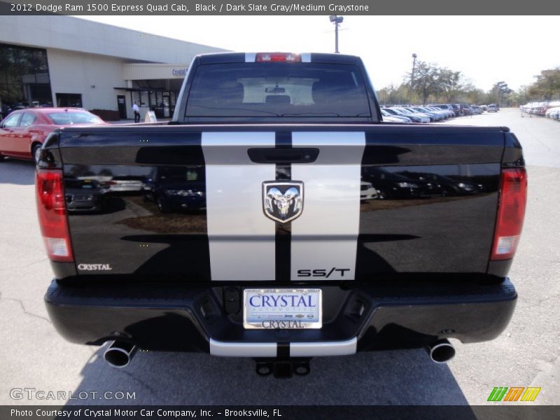 Black / Dark Slate Gray/Medium Graystone 2012 Dodge Ram 1500 Express Quad Cab