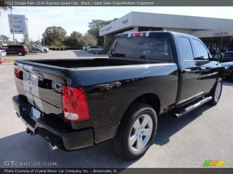 Black / Dark Slate Gray/Medium Graystone 2012 Dodge Ram 1500 Express Quad Cab