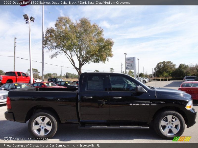 Black / Dark Slate Gray/Medium Graystone 2012 Dodge Ram 1500 Express Quad Cab