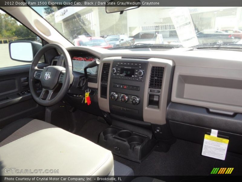 Black / Dark Slate Gray/Medium Graystone 2012 Dodge Ram 1500 Express Quad Cab