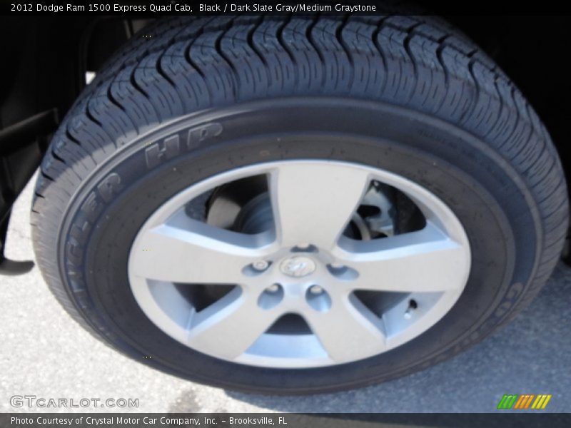 Black / Dark Slate Gray/Medium Graystone 2012 Dodge Ram 1500 Express Quad Cab