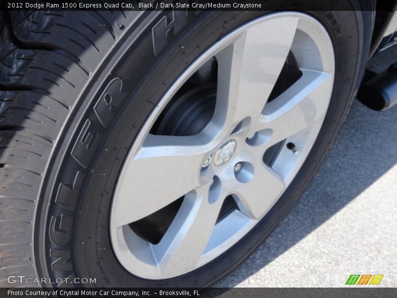 Black / Dark Slate Gray/Medium Graystone 2012 Dodge Ram 1500 Express Quad Cab
