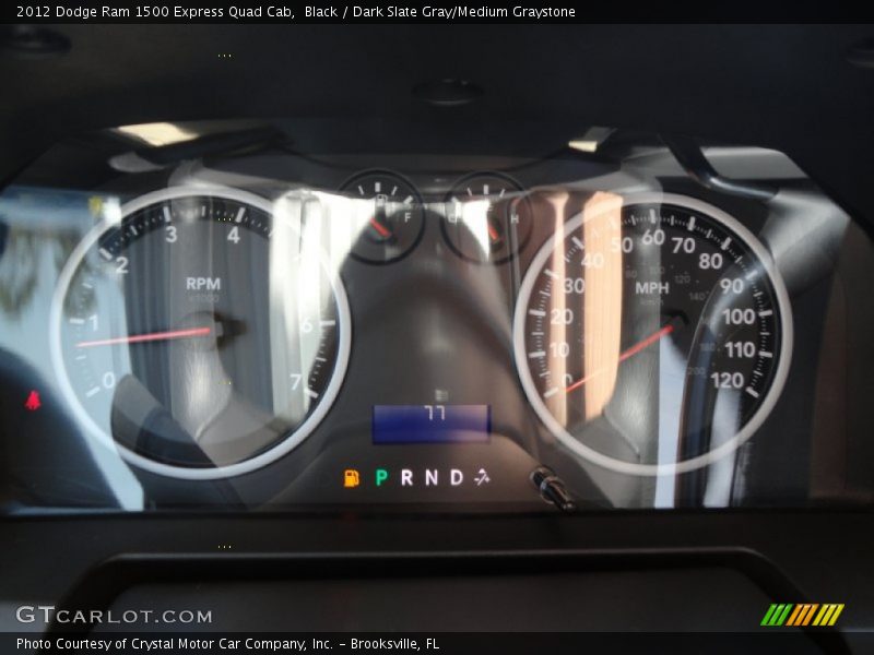 Black / Dark Slate Gray/Medium Graystone 2012 Dodge Ram 1500 Express Quad Cab