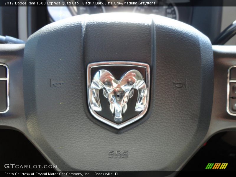Black / Dark Slate Gray/Medium Graystone 2012 Dodge Ram 1500 Express Quad Cab