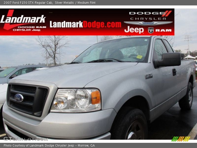 Silver Metallic / Medium Flint 2007 Ford F150 STX Regular Cab