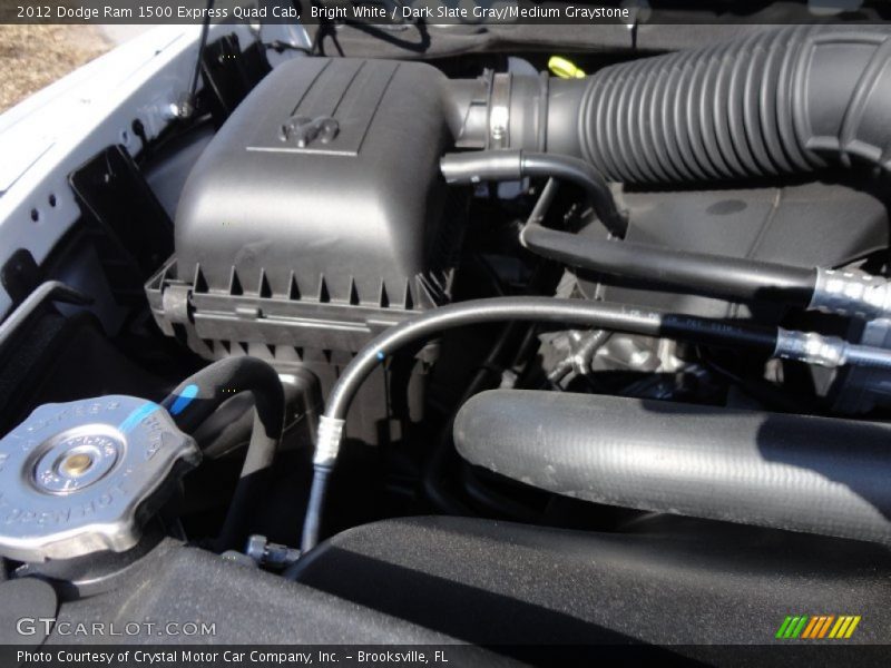 Bright White / Dark Slate Gray/Medium Graystone 2012 Dodge Ram 1500 Express Quad Cab