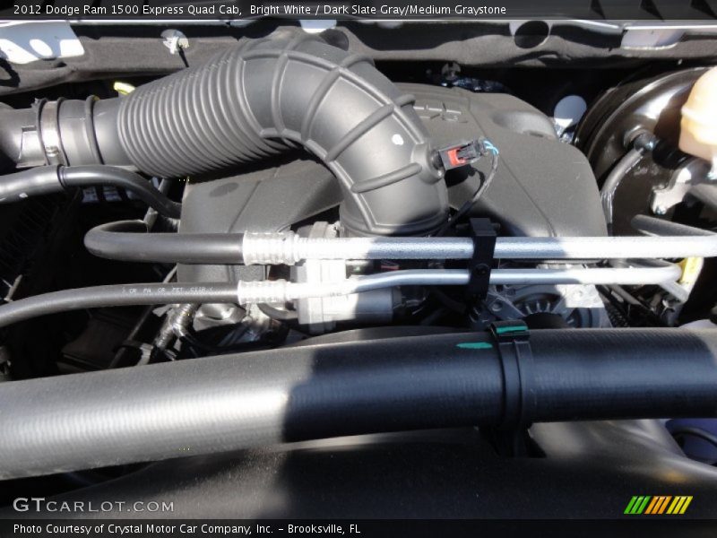 Bright White / Dark Slate Gray/Medium Graystone 2012 Dodge Ram 1500 Express Quad Cab