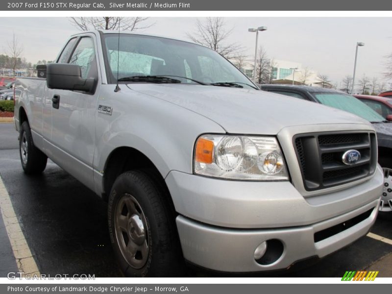 Silver Metallic / Medium Flint 2007 Ford F150 STX Regular Cab