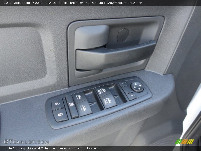Bright White / Dark Slate Gray/Medium Graystone 2012 Dodge Ram 1500 Express Quad Cab