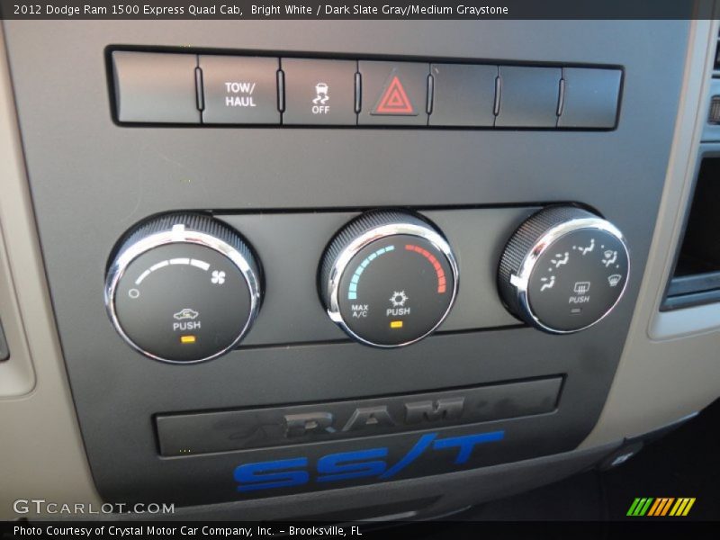 Controls of 2012 Ram 1500 Express Quad Cab