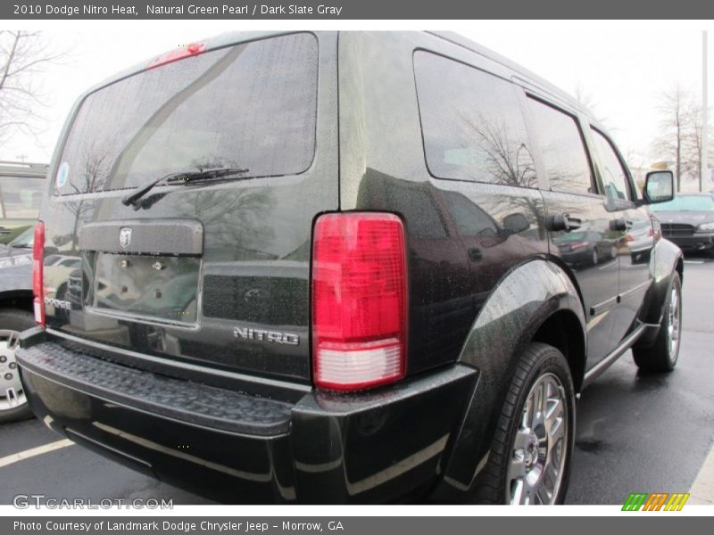 Natural Green Pearl / Dark Slate Gray 2010 Dodge Nitro Heat
