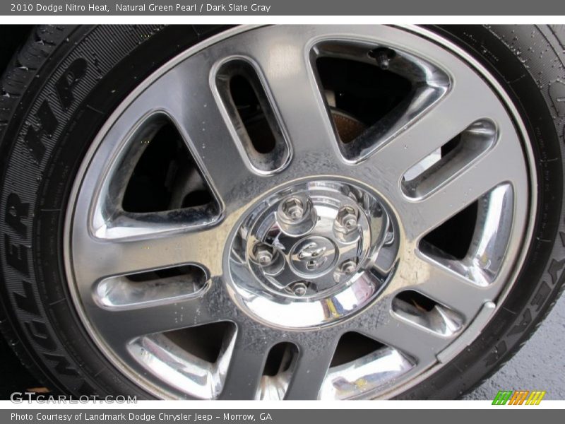 Natural Green Pearl / Dark Slate Gray 2010 Dodge Nitro Heat
