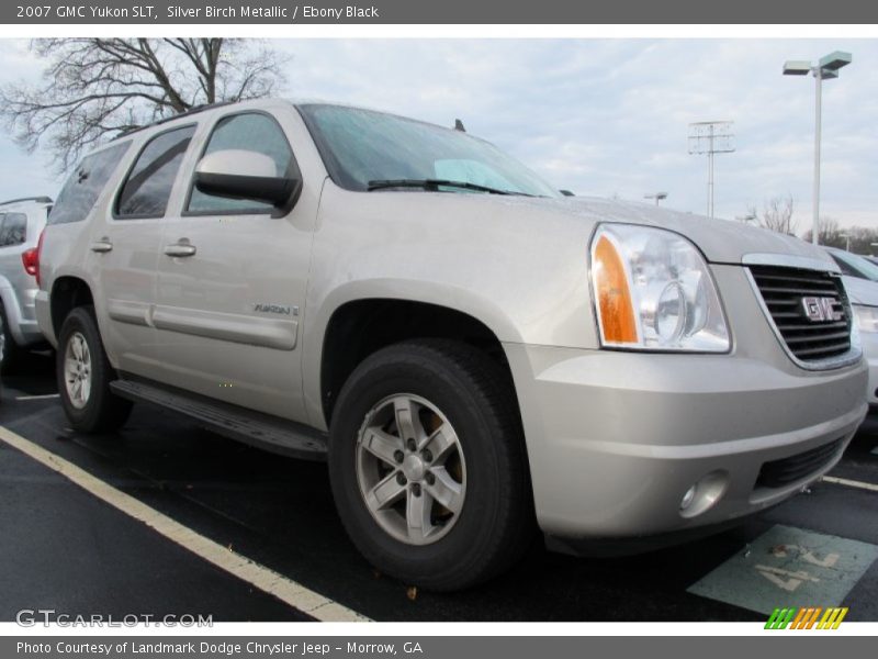 Silver Birch Metallic / Ebony Black 2007 GMC Yukon SLT