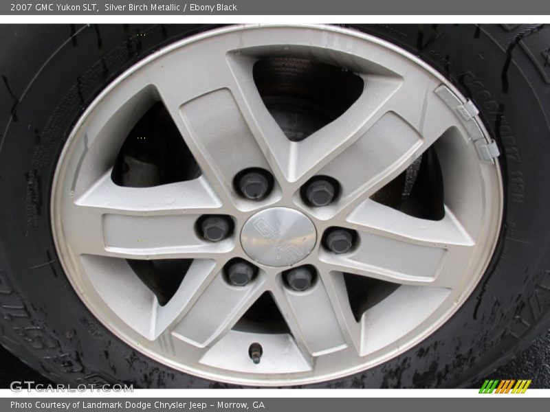 Silver Birch Metallic / Ebony Black 2007 GMC Yukon SLT