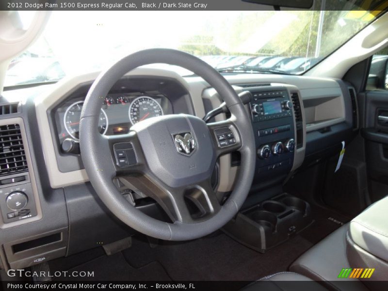 Black / Dark Slate Gray 2012 Dodge Ram 1500 Express Regular Cab