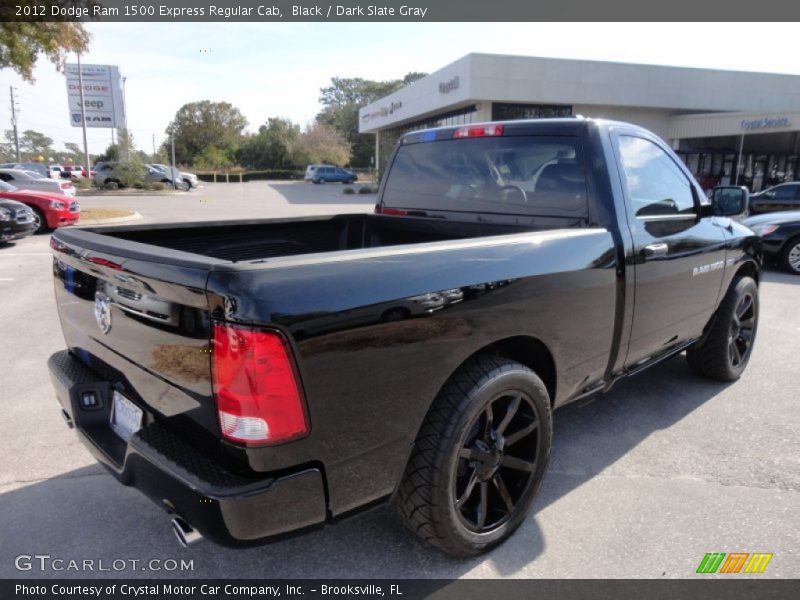 Black / Dark Slate Gray 2012 Dodge Ram 1500 Express Regular Cab
