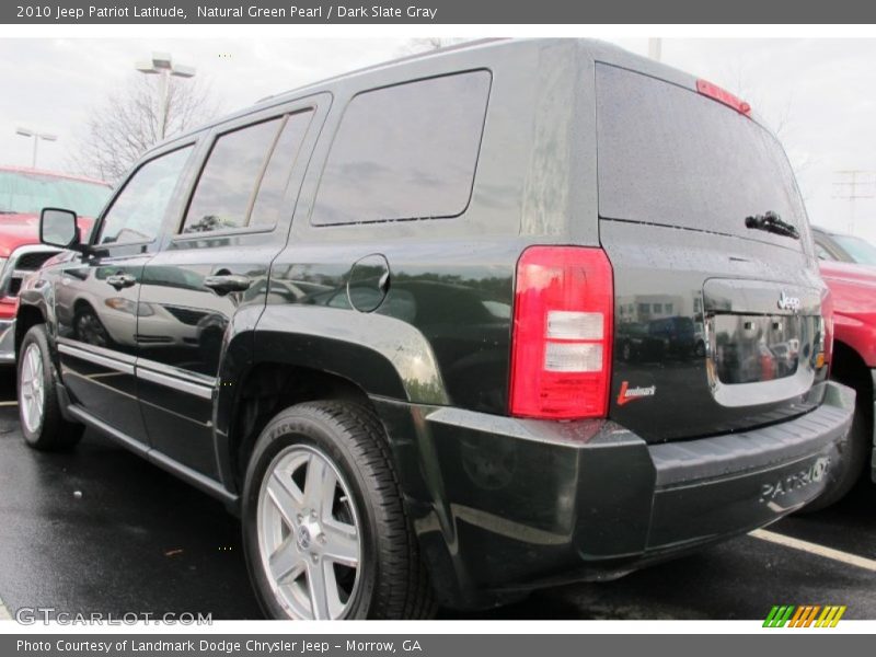Natural Green Pearl / Dark Slate Gray 2010 Jeep Patriot Latitude