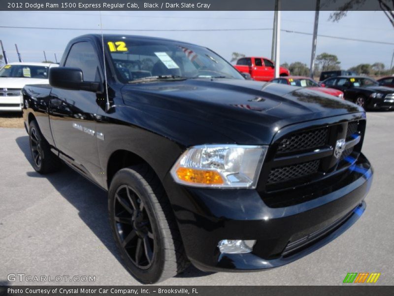 Black / Dark Slate Gray 2012 Dodge Ram 1500 Express Regular Cab