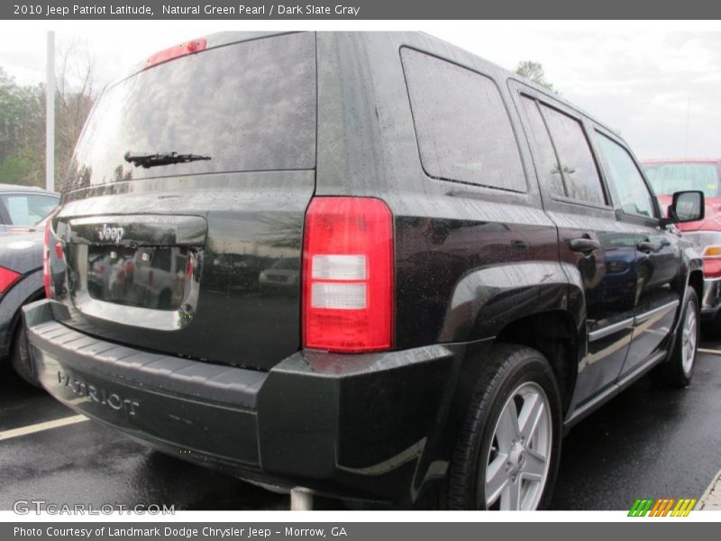 Natural Green Pearl / Dark Slate Gray 2010 Jeep Patriot Latitude