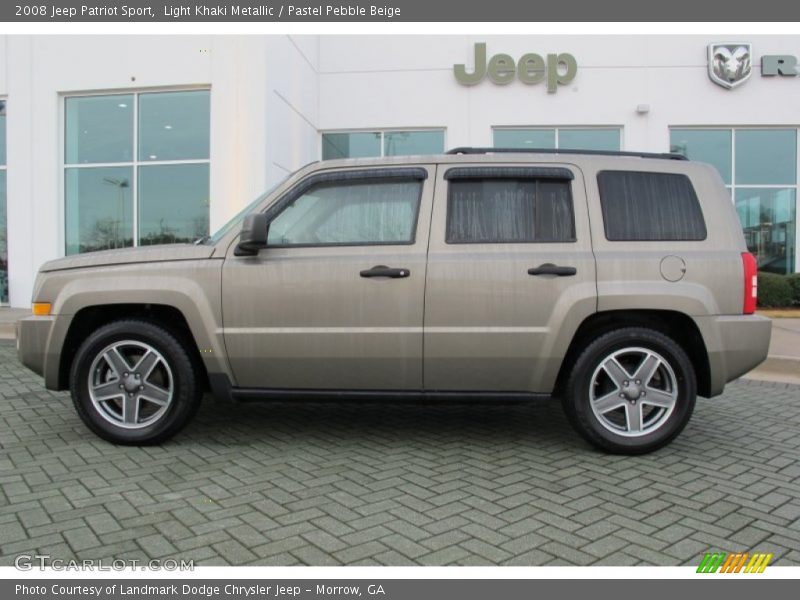 Light Khaki Metallic / Pastel Pebble Beige 2008 Jeep Patriot Sport